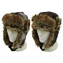BlackCanyon Outfitters Men's Plaid Trooper Hat with Fur