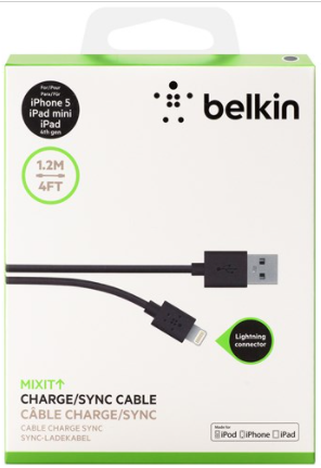 Belkin 4' MIXIT Lightning to USB Cable