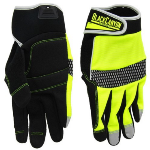 BlackCanyon High Dexterity Hi-Vis Glove with Synthetic Leather Palm