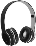 Sentry Wireless Rechargeable Stereo Headphones w/ Bluetooth, Black/Grey