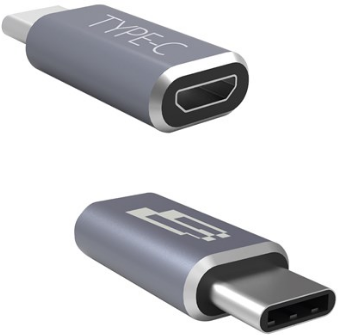 PwrRev Micro USB to USB-C Adapter, 2 Pack