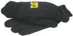CAT Black Jersey Gloves with Microdot Palm