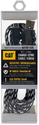 CAT 6' Micro to USB Reflective Cable