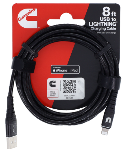 Cummins 8ft Lightning to USB Flex Steel Cable
