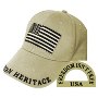 U.S. Military American Heritage with Flag Cap