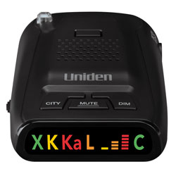 Uniden Radar Detector with Easy to Read Icon Display