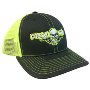 Diesel Life Snap Back Hat with Diesel Life Logo, Charcoal/Green