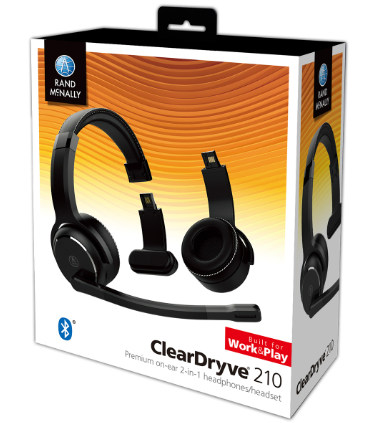 Rand McNally ClearDryve 210 On Ear Headset