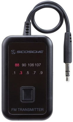 TuneIn Universal FM Transmitter w/ Built-In Aux 3.5mm Cable