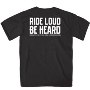 Hot Leathers Ride Loud Be Heard Short Sleeve T-Shirt, Black