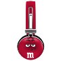 Zeikos M&M's Brand Headphones, Red