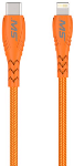 7ft Lightning to USB-C Hi-Vis Charge & Sync Cables, Orange