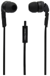 MobileSpec Stereo Earbuds, Flat Cord, In-Line Mic