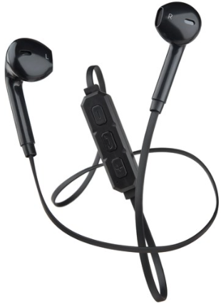 MobileSpec Fashion Bluetooth Earbuds, Black