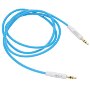 MobileSpec 3' 3.5mm to 3.5mm Foam Auxiliary Cable, Blue