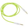 MobileSpec 3' 3.5mm to 3.5mm Foam Auxiliary Cable, Lime Green