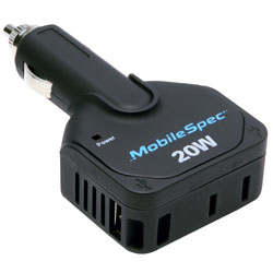 MobileSpec 20W Direct Plug Power Inverter
