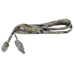 MobileSpec Trek 3' Charge & Sync 8 Pin Lightning to USB Cable, Camouflage