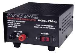 Pyramid 2.5 Amp Power Supply