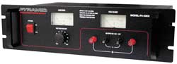 Pyramid 40 Amp Adjustable Power Supply with Dual Meters & Cooling Fan, Rack Mountable