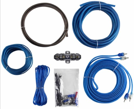 Amplifier Wiring Kit, 8 AWG CCA