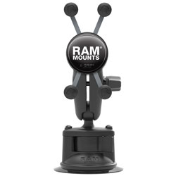 Ram Mounts RAM Twist Lock Suction Cup Mount with Universal X Grip Cell/iPhone Cradle