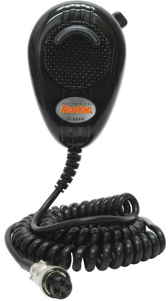 RoadKing 4-Pin Dynamic Noise Canceling CB Microphone, Black