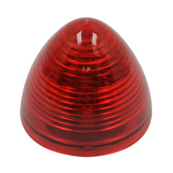 RoadPro 2" LED Beehive Sealed Decorative Light, Red