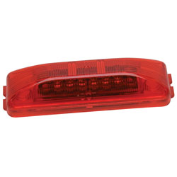 RoadPro 3.75" x 1.25" LED Sealed Light, Red