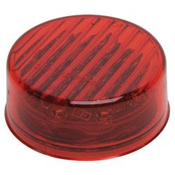 RoadPro 2.5" LED Round Sealed Light, Red