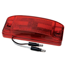 RoadPro 6" x 2" LED Light with Replaceable Lens, Red