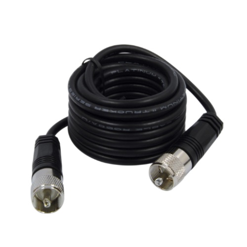 12 ft CB Antenna Coax Cable with PL-259 Connectors