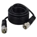 12' CB Antenna Coax Cable PL-259 Connectors