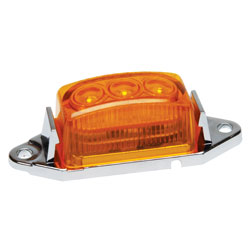 RoadPro 1.75" x 1" LED Clearance Marker Light Amber 4pk