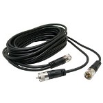 RoadPro 18' CB Antenna Co-Phase Coax Cable, 3 PL-259 Connectors