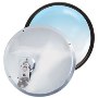 RoadPro 8.5" Stainless Steel Adj Convex Mirror, Offset Stud