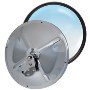 RoadPro 8.5" Stainless Steel Adj Convex Mirror, Center Stud
