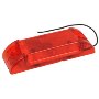 RoadPro 6" x 2" Sealed Light, Reflective Lens, Red
