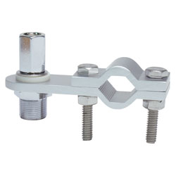 Horizontal Double Groove Mirror Mount with Stud Connector