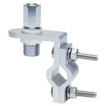 Thin Double Groove Mirror Mount with SO-239 Stud Connector