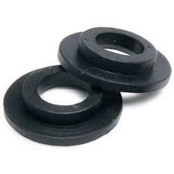 Single Lip Gladhand Seals, Black 2 Pack