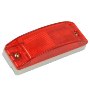 RoadPro 6" x 2" Light w Grote Connector, Red, White Base