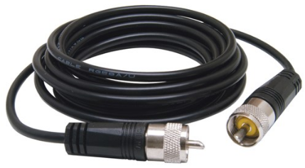 RoadPro 9ft CB Antenna Coax Cable with PL-259 Connectors