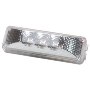 RoadPro 3.75" x 1.25" LED Diamond Clear Lens Sealed Light, Amber LEDs
