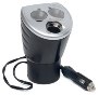 RoadPro 4-In-1 12 Volt Power Outlet with Three 12 Volt Adapters and One USB Port