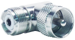 RoadPro 90 Degree L PL-259 to SO-239 Connector