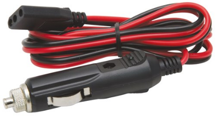 RoadPro 3-Pin Plug, 12-Volt Fused Replacement 2 Wire CB Power Cord