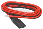 3-Pin, 2-Wire 16-Gauge Fused CB Power Cord