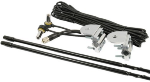 RoadPro 3' Platinum Series Dual Mirror Mount CB Antenna Kit 1000W