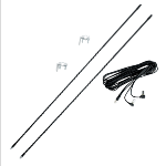 4ft Dual CB Antenna Kit